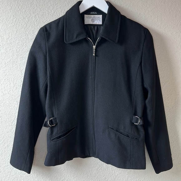 International Scene Zip Front Jacket Size 7/8 - Picture 1 of 14